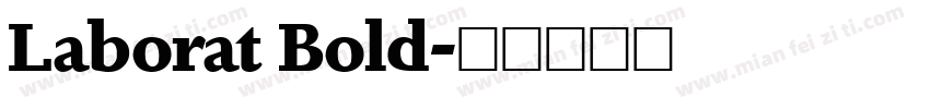 Laborat Bold字体转换